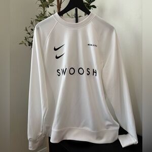 New Nike Swoosh Crewneck Sweater sz L